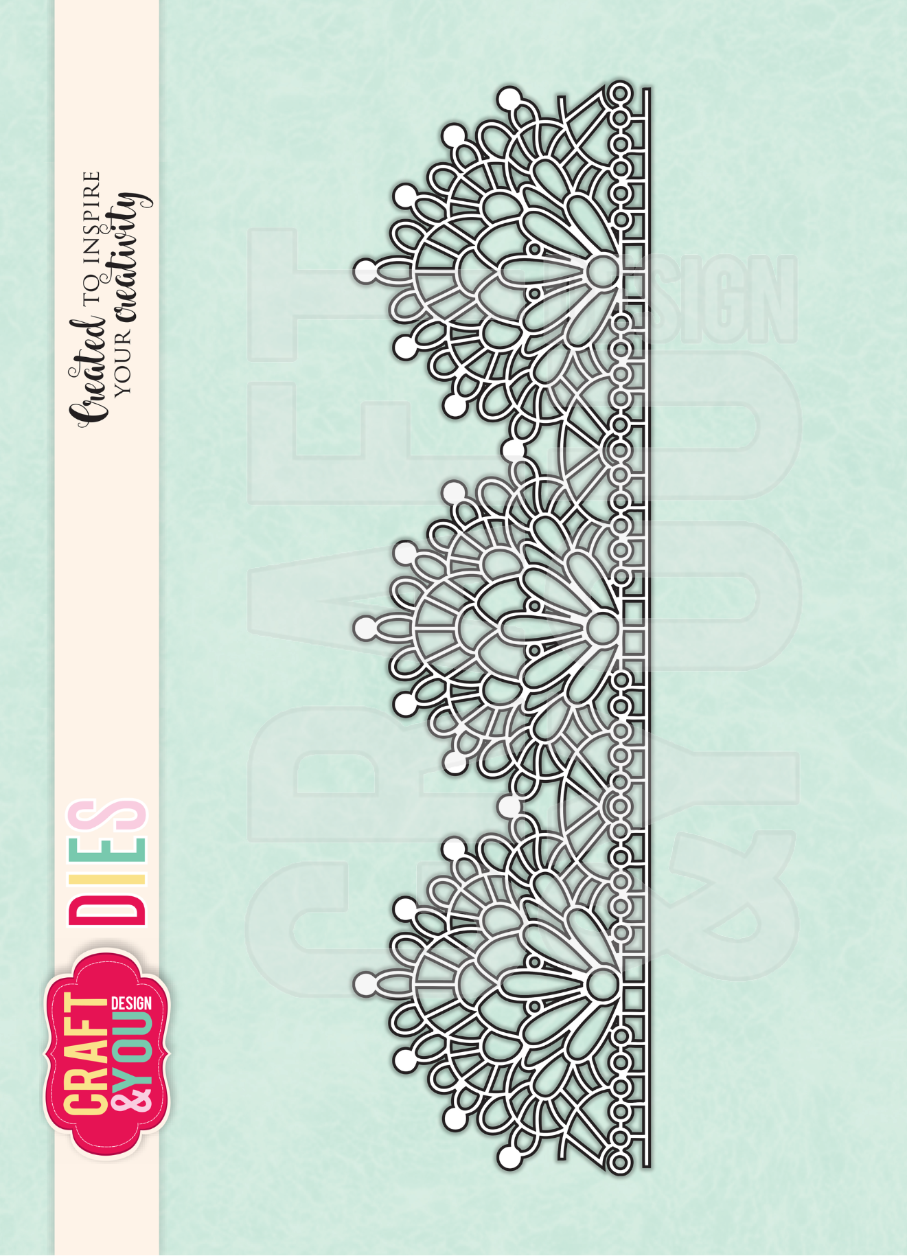 CW353 Cutting Die - Magda's Lace- Craft&You Design