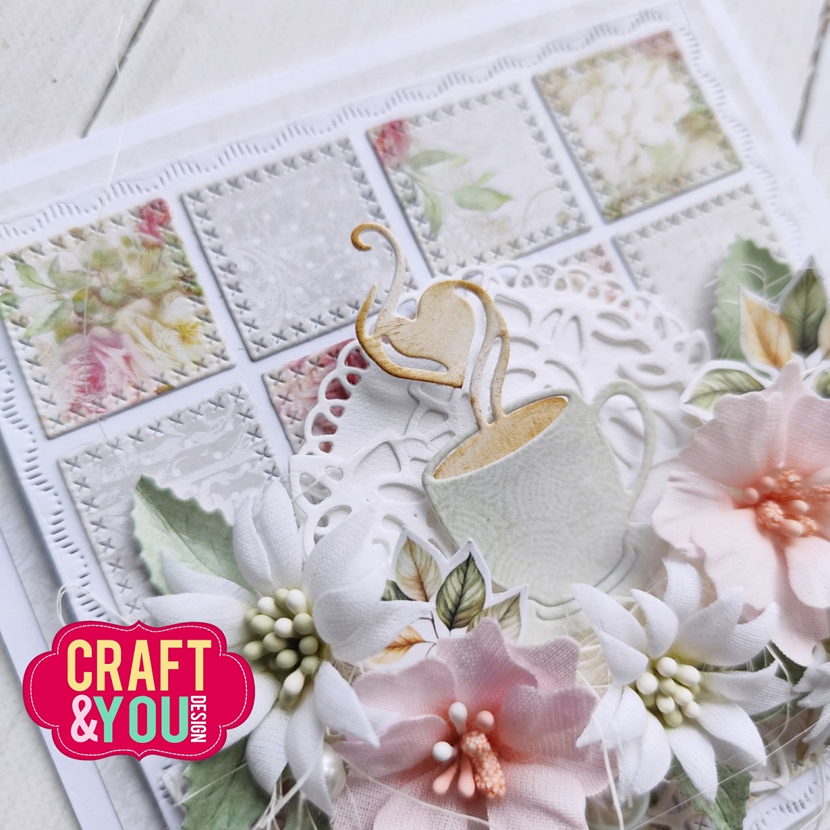CW355 Cutting Die -Square Decorative Stiches - Craft&You Design