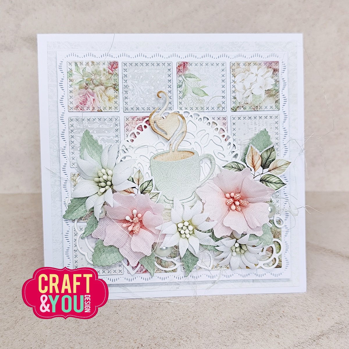 CW355 Cutting Die -Square Decorative Stiches - Craft&You Design