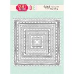 CW355 Cutting Die -Square Decorative Stiches - Craft&You Design