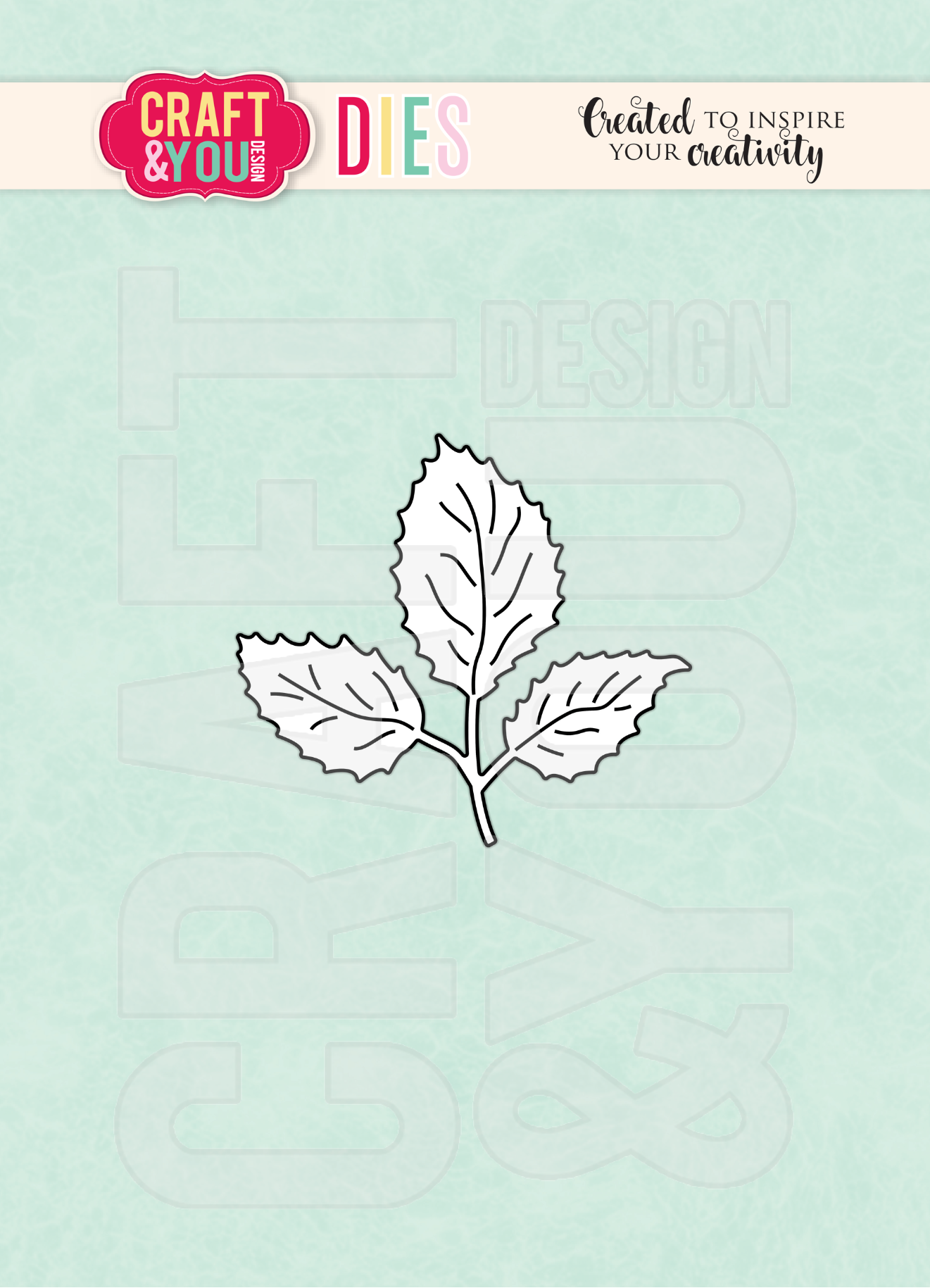 CW356 Cutting Die -Bea's Rose Leaves - Craft&You Design