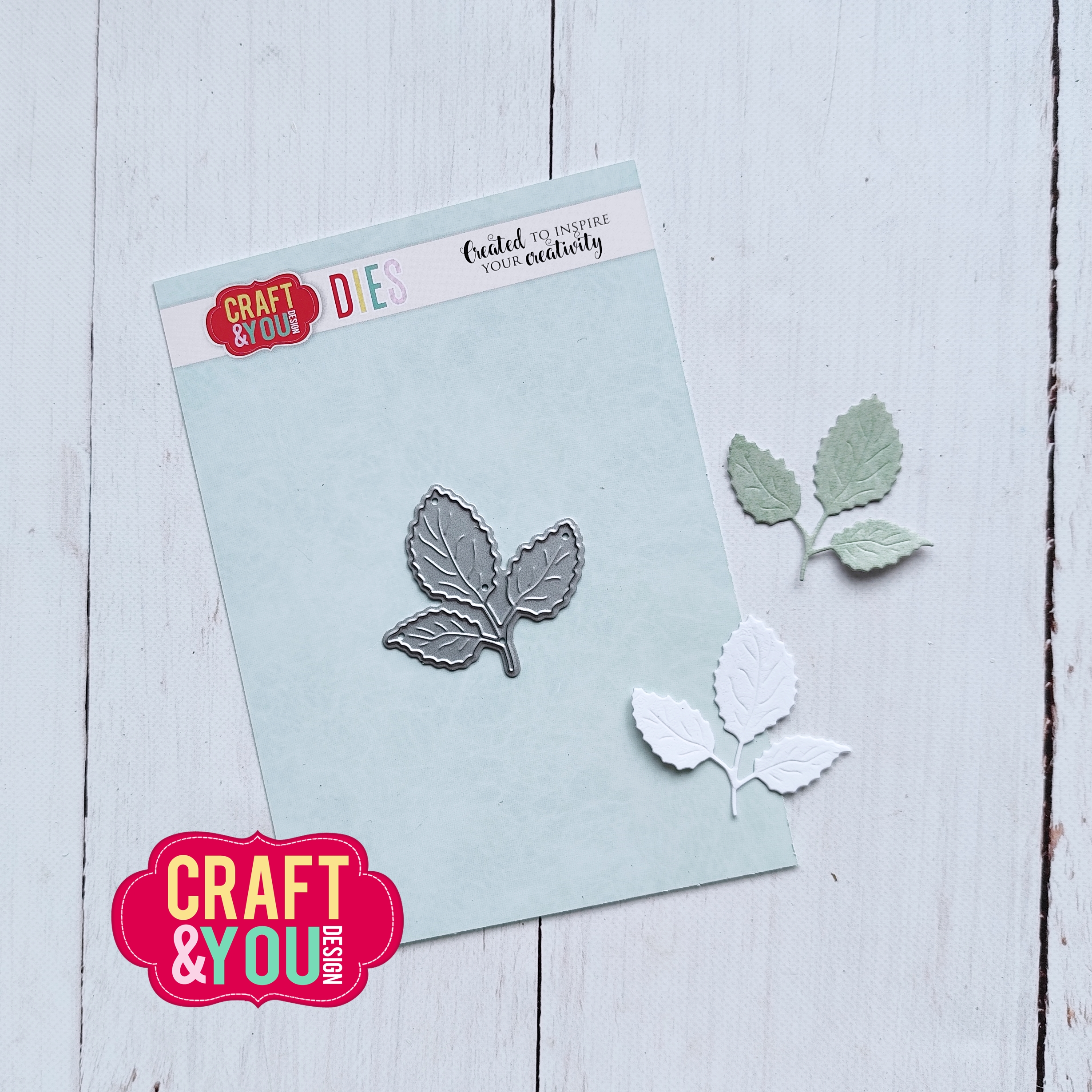 CW356 Cutting Die -Bea's Rose Leaves - Craft&You Design