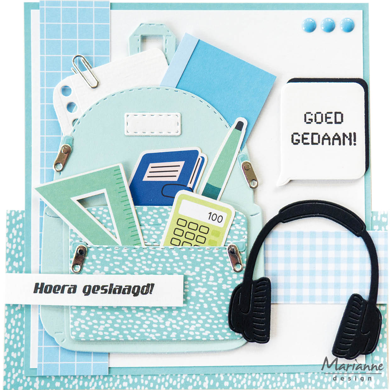 LR0909 Metal Die Marianne Design Creatables -Headphones