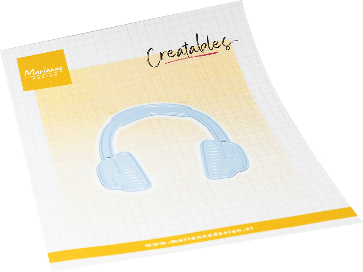 LR0909 Metal Die Marianne Design Creatables -Headphones