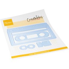 LR0910 Metal Die Marianne Design Creatables -Cassette tape