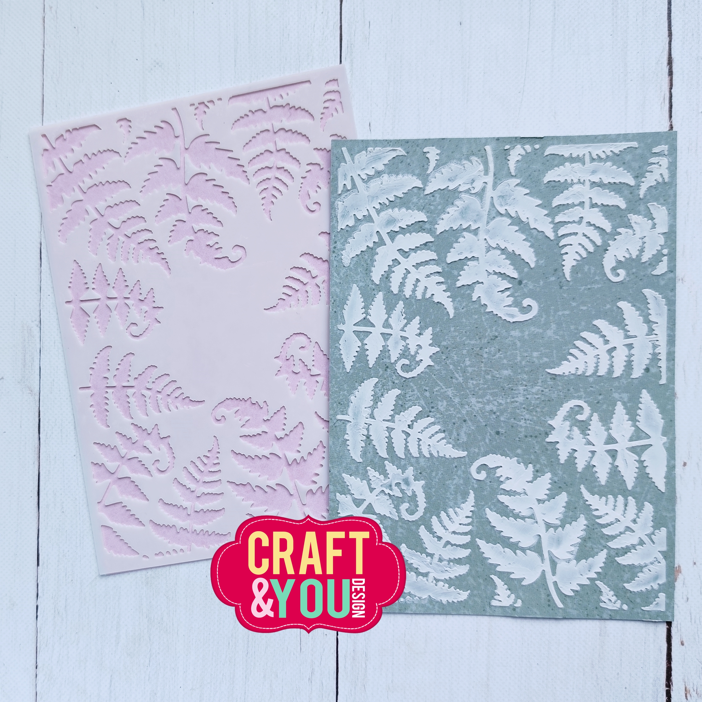 SC009 Stencil Ferns Craft & You Design