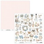 MT-COH-09  COTTAGE HEART-double-sided paper with elements 30.5x30.5cm