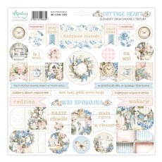 MT-COH-14PL COTTAGE HEART- Paper stickers - Berrmata elements - PL version