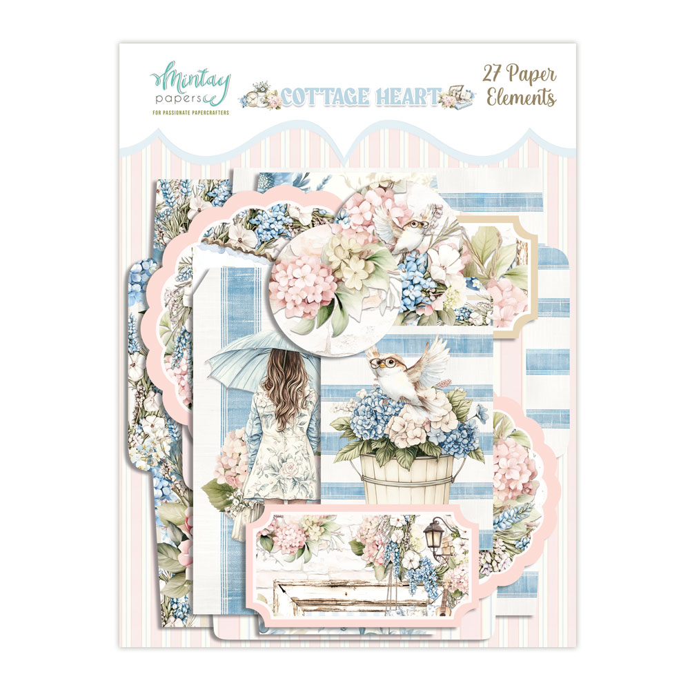 MT-COH-LSCE COTTAGE HEART Paper Envelopes and Tags - MINTAY - die cuts
