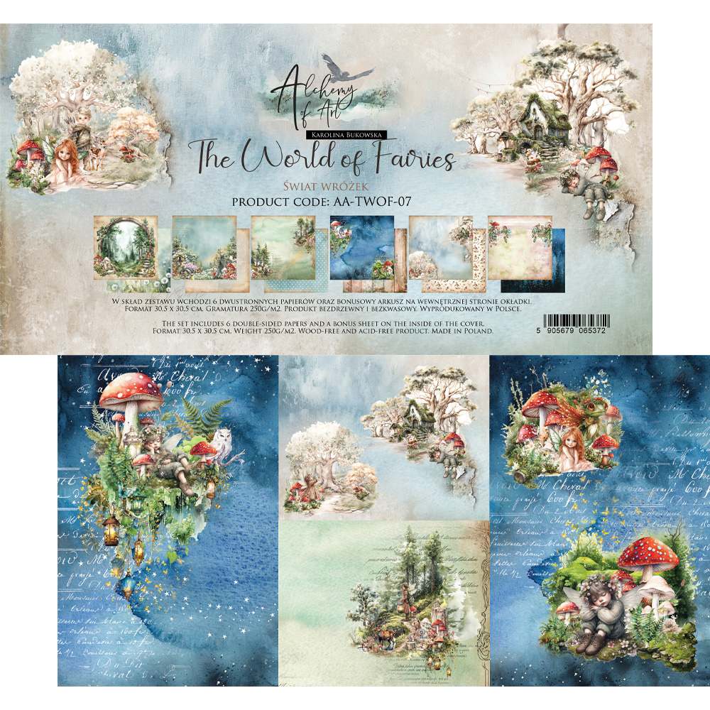 AA-TWOF-07 A SET OF PAPERS In World of fairies