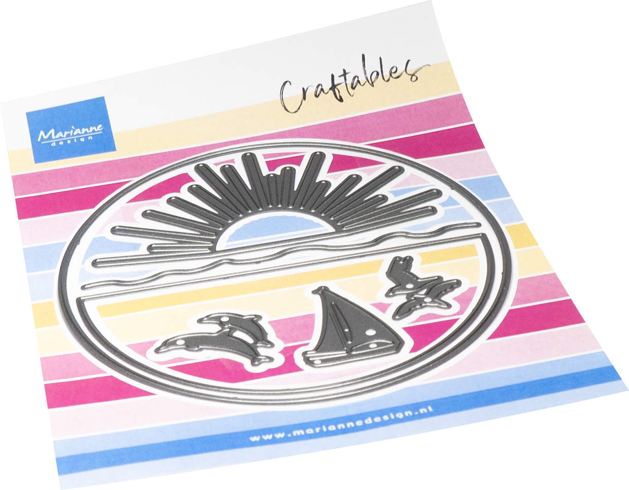 CR1696 Metal Die Marianne Design - CrafTables - Silhouette - Sunrise
