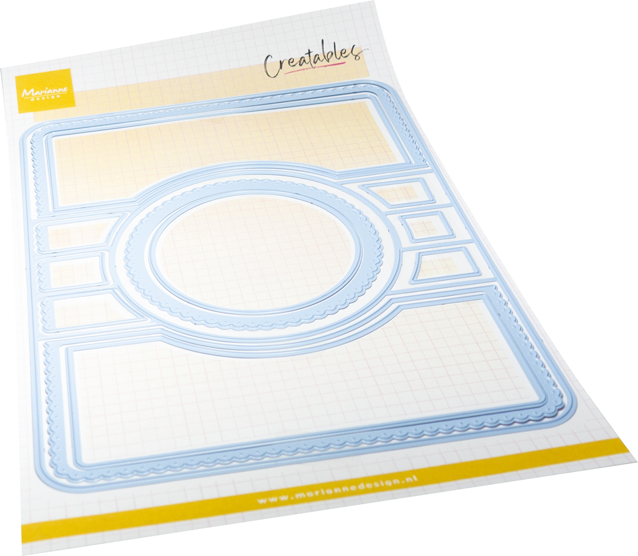 LR0913 Metal Die Marianne Design Creatables -Swing-fold Circle