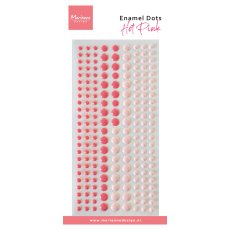 PL4539 Enamel Dots- Duotone Hot Pink 