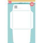 PS8188 Mask Marianne Design - A4 - Envelope 14 x 14 cm