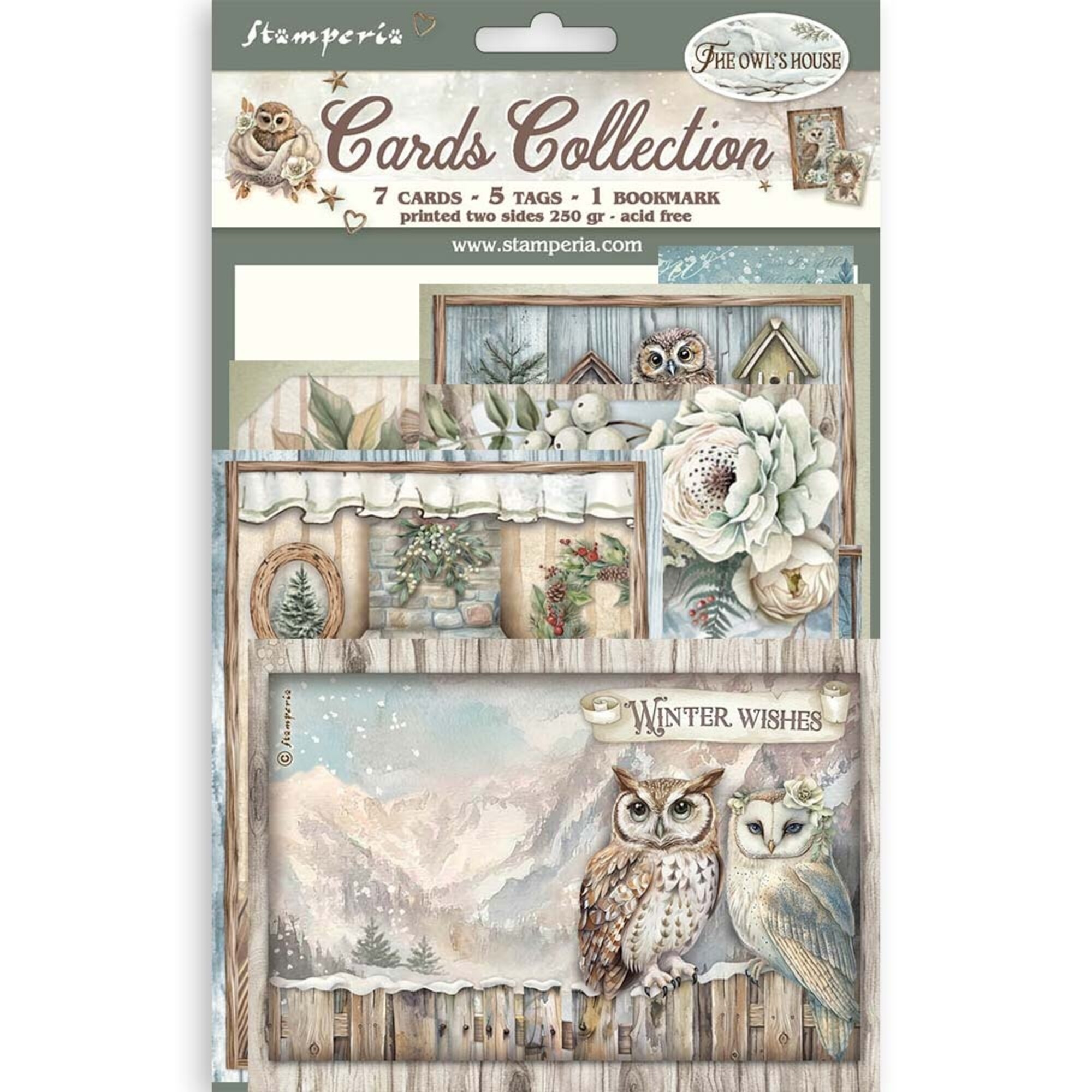SBCARD31 The Owl's House Cards Collection - Stamperia