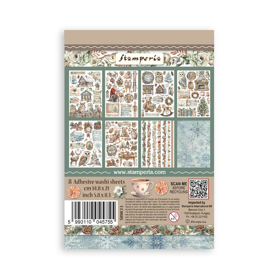 SBW23 The Owl's House A5 Washi Pad (8pcs)