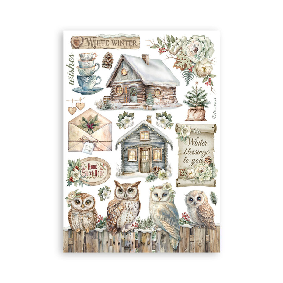 SBW23 The Owl's House A5 Washi Pad (8pcs)