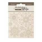 SCB273 Stamperia The Owl's House Decorative Chips Snowflakes