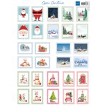 VK9631 one side paper A4 Marianne Design-Classic Christmas