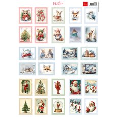 VK9632 one side paper A4 Marianne Design-Stamps - Winter