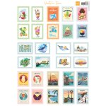 VK9633 one side paper A4 Marianne Design-Vacation Time