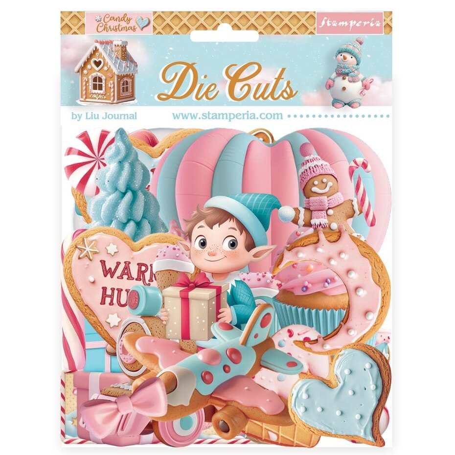 DFLDC118 Candy Christmas Die Cut (46pcs)