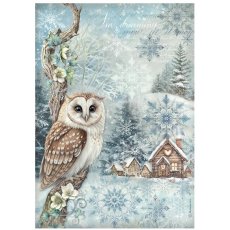 DFSA41052 The Owl's House A4 Rice Paper-Owl