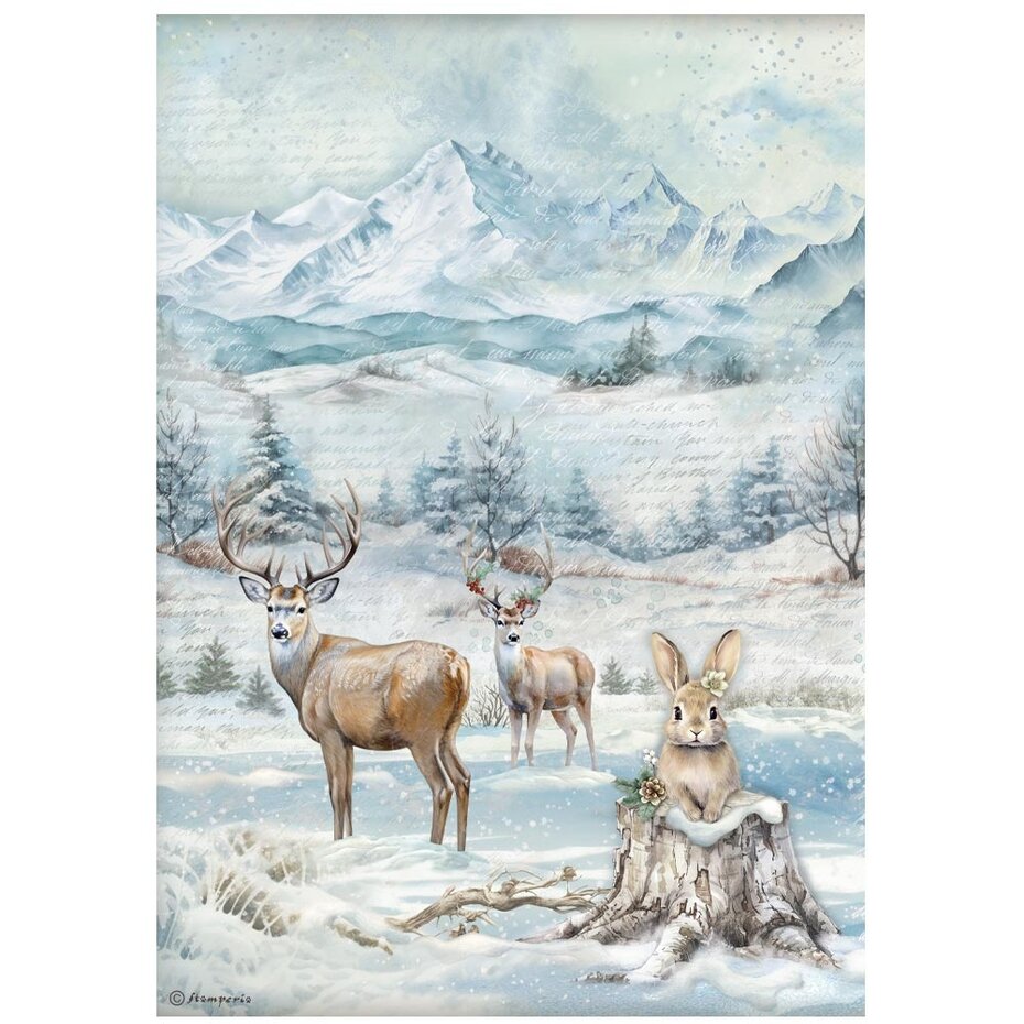 DFSA41055 The Owl's House A4 Rice Paper-Wildlife
