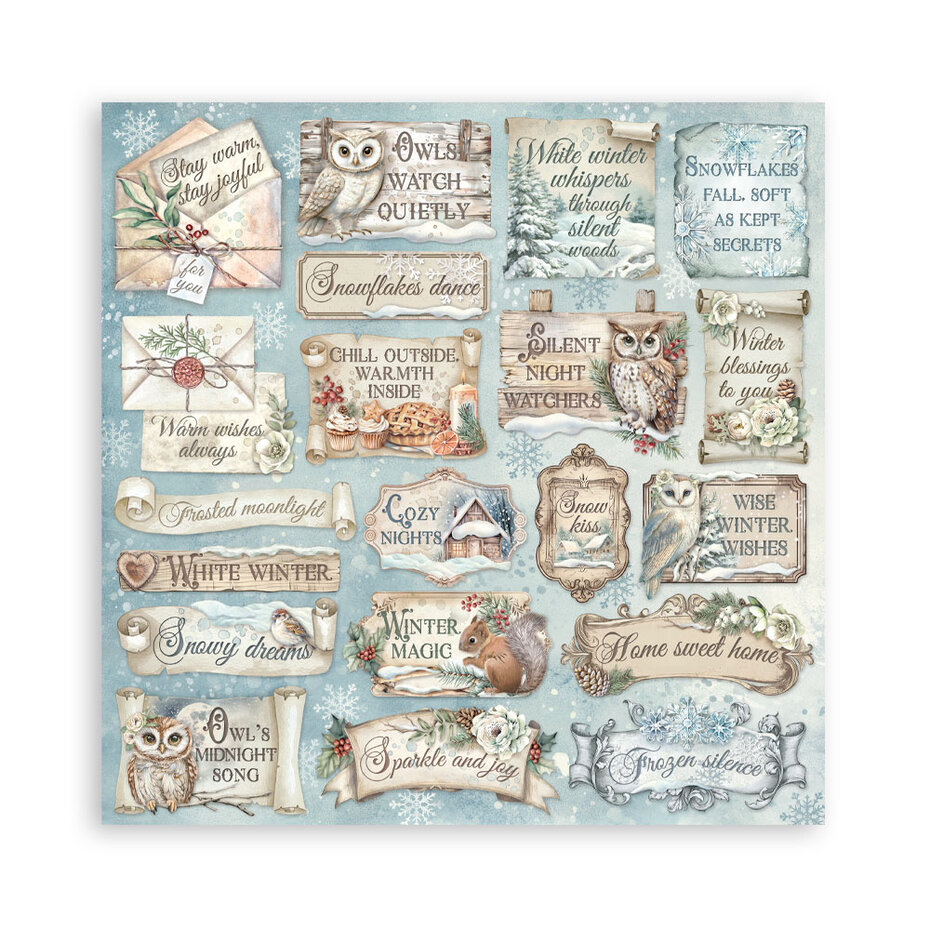 SBBL174 Stamperia The Owl's House 12x12 Inch Paper Pack