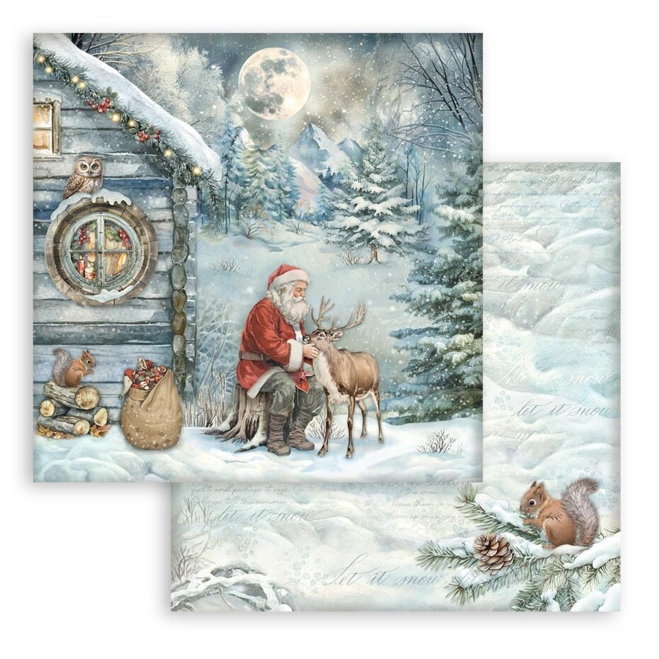 SBBL174 Stamperia The Owl's House 12x12 Inch Paper Pack