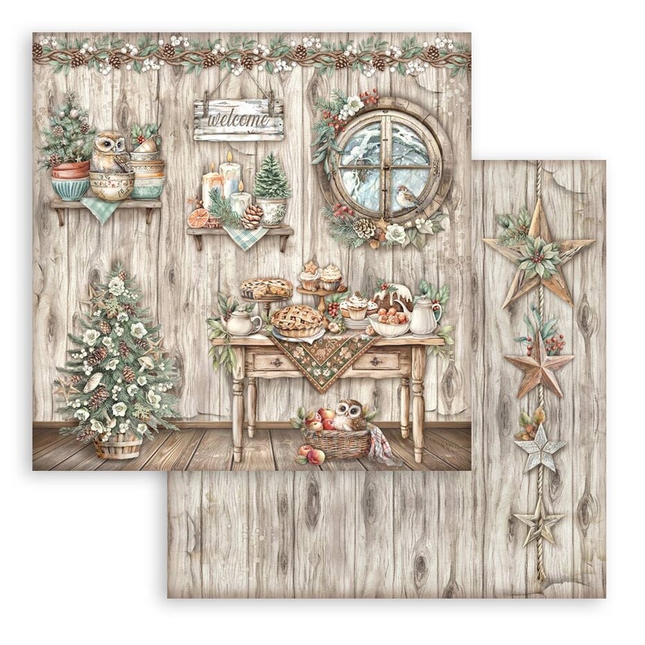 SBBL174 Stamperia The Owl's House 12x12 Inch Paper Pack