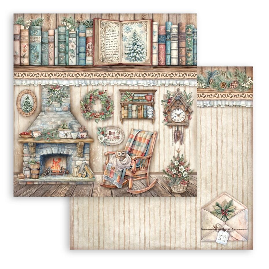 SBBL174 Stamperia The Owl's House 12x12 Inch Paper Pack