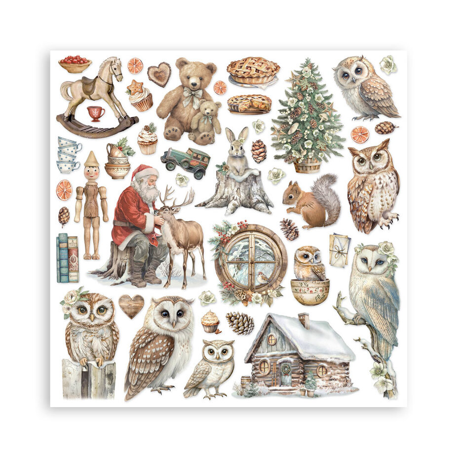 SBBL174 Stamperia The Owl's House 12x12 Inch Paper Pack
