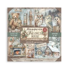 SBBXLB28 Stamperia The Owl's House  30,5x30,5 cm Paper Pack Maxi (Single Face)