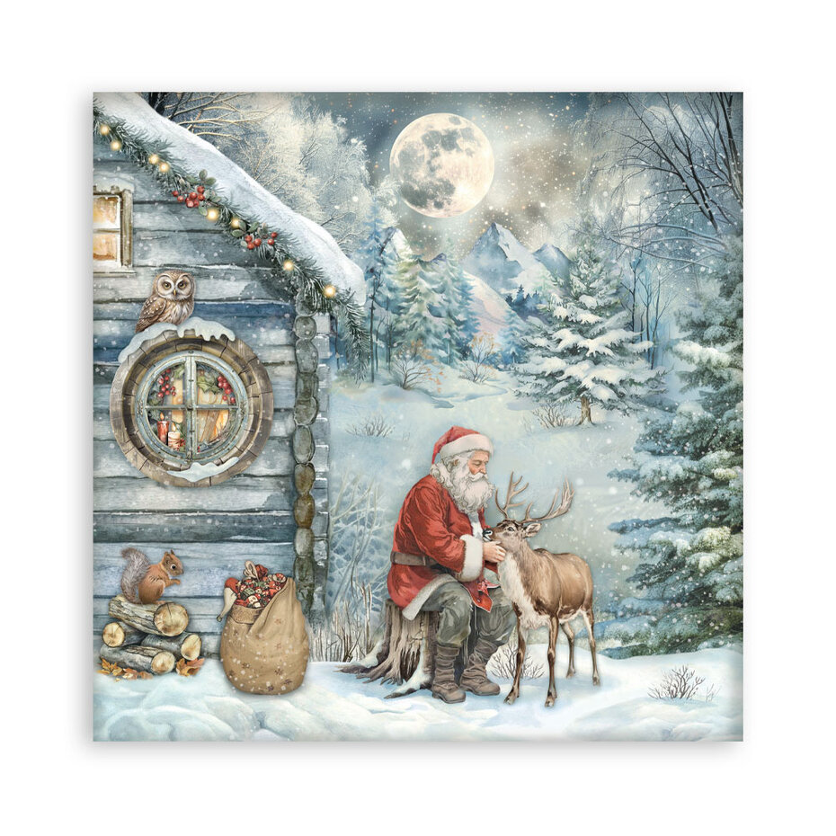 SBBXLB28 Stamperia The Owl's House 30,5x30,5 cm Paper Pack Maxi (Single Face)