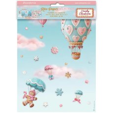 DFSA4XCD  Candy Christmas A4 Rice Paper Selection (6pcs