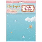 DFSAK6043 Stamperia Candy Christmas A6 Rice Paper Backgrounds (8pcs)
