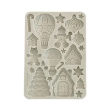 KACMA583 Candy Christmas A5 Silicon Mould Gingerbreads