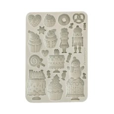 KACMA584 Candy Christmas A5 Silicon Mould Cake