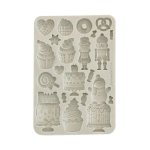 KACMA584 Candy Christmas A5 Silicon Mould Cake