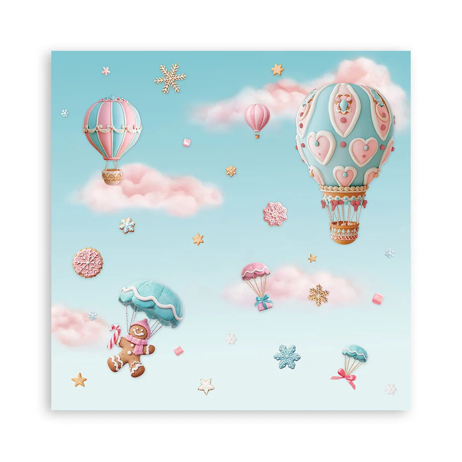 SBBSXB15 Stamperia Candy Christmas Paper Pack Maxi (Single Face)