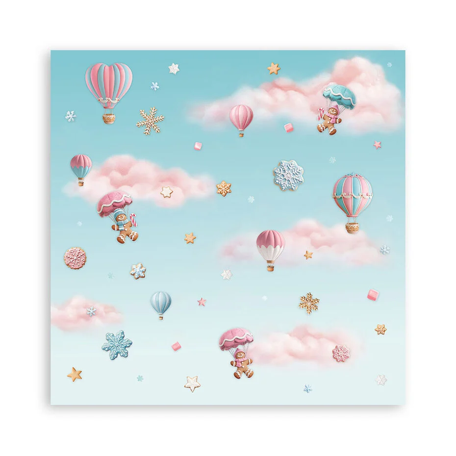 SBBSXB15 Stamperia Candy Christmas Paper Pack Maxi (Single Face)