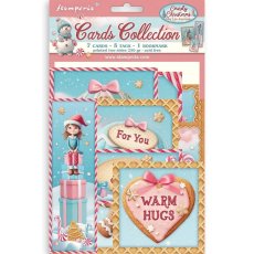 SBCARD32 Candy Christmas Cards Collection - Stamperia 