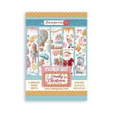 SBW22 Candy Christmas A5 Washi Pad (8pcs) 