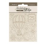 SCB271  Stamperia Candy Christmas Decorative Chips Air Balloons