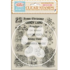 WTK223 Candy Christmas Clear Stamp