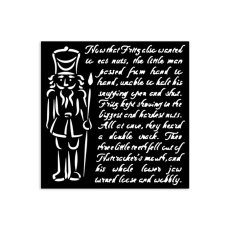 KSTDS58 Stamperia Alice in Christmas Thick Stencil 12x12cm-  Soldiers