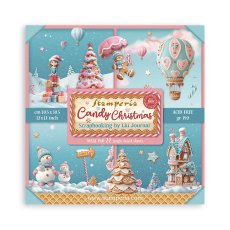 SBBXLB27 Stamperia Candy Christmas 12x12 Inch Paper Pack Maxi (Single Face)