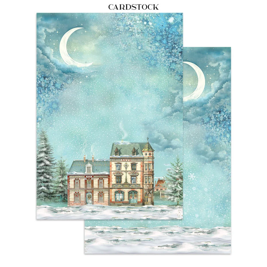 SBJK03 Alice in Christmas Junk Journal Backgrounds, Stickers, Cut-Outs