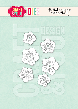 CW358 Cutting Die -Mini Flowers by Gosia- Craft&You Design